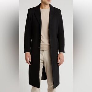 Three botton knee length coat